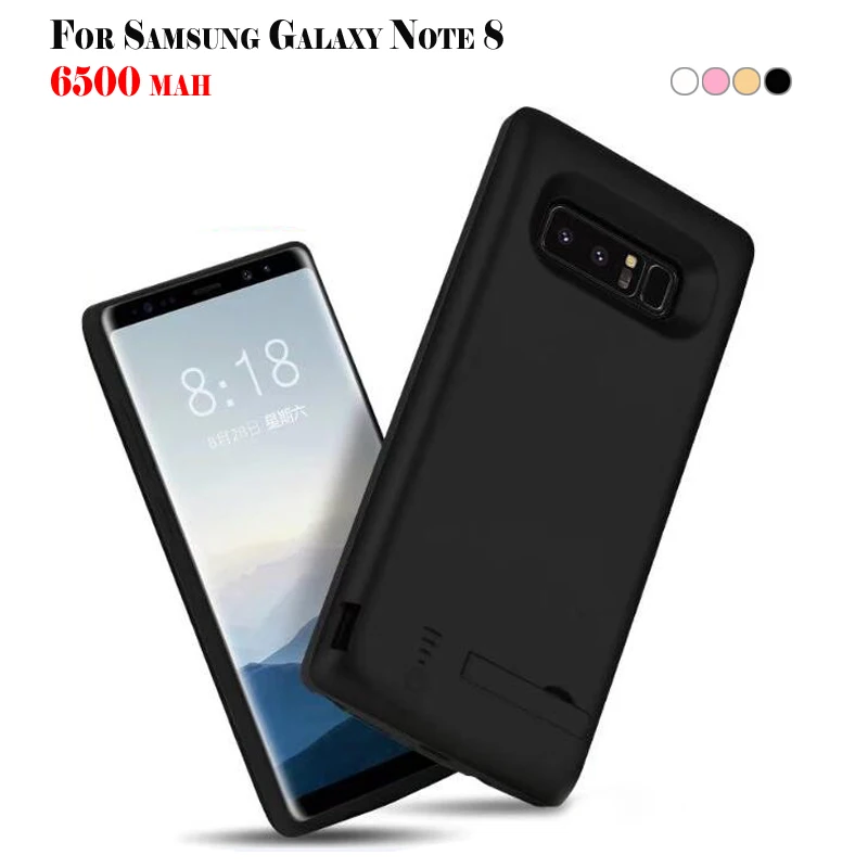 6500mAh Shockproof Battery Case For Samsung Galaxy Note 8 Power pack Cover For Samsung Galaxy Note 9 5000mAh USB Charger Case