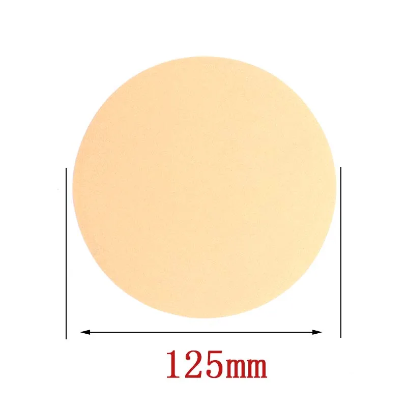 Disques de papier de ponçage, grain 60 à 125mm, 10 pièces, boucle à crochet, papier de verre rond, feuille de sable pour métal, outils de meulage de meubles