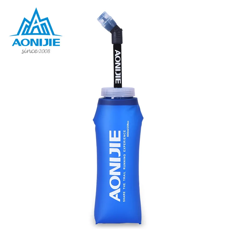 AONIJIE SD13 350ml 600ml Watter Reservoir Folding Collapsible Soft Flask Water Bottle For Running Jogging Hydration Pack Vest