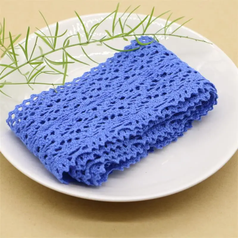 Handmade cloth DIY knitted garment accessories lace cloth paste soluble lace embroidery cotton