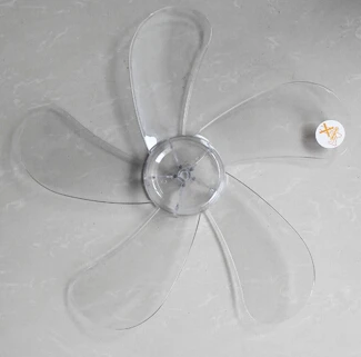 for 16 inches 380mm diameter  AS plastic  transparent fan blade electric fan parts 5 blades