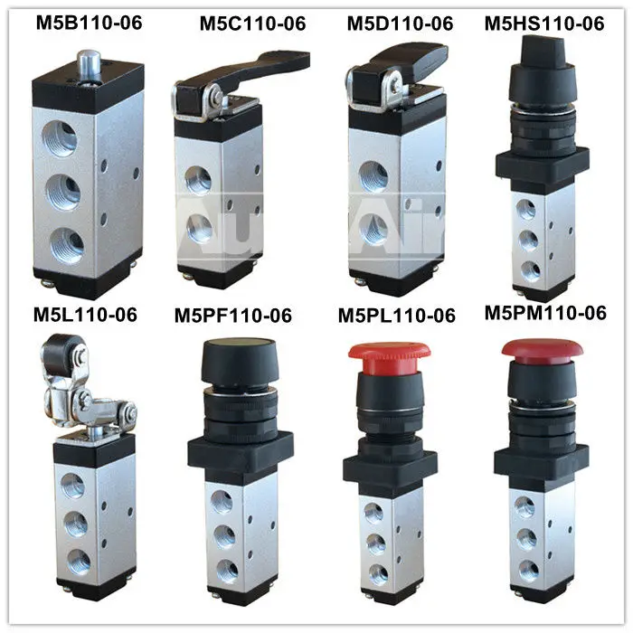 M5C110-06 Machinery mechanical Pneumatic Valve M5C210-06 M5C210-08 M5D110-06 M5D210-06 M5D210-08 M5R110-06 M5R210-06 M5R210-08