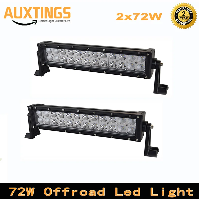 

2pcs 72w 12 inch IP 67 Waterproof LED Light Bar offroad Truck Trailer 4x4 4WD SUV ATV Off Road Car worklight Lamp combo Beam