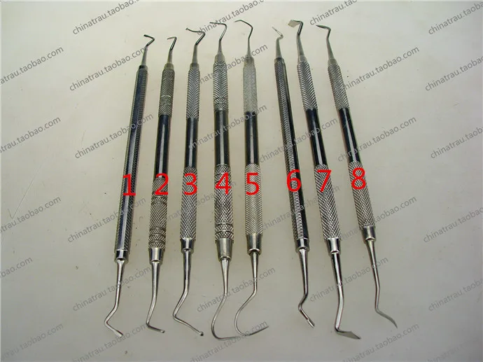 Dental instruments dental stainless steel probe oral examination apparatus