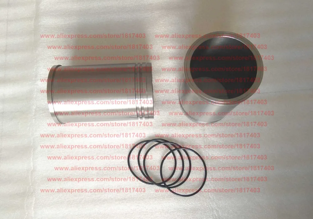 

TY2100.2-7 Cylinder Liner/Cylinder Sleeve (long type) + TY2100.2-8 Water sealing ring, Jiangdong diesel engine parts, TY2100IT