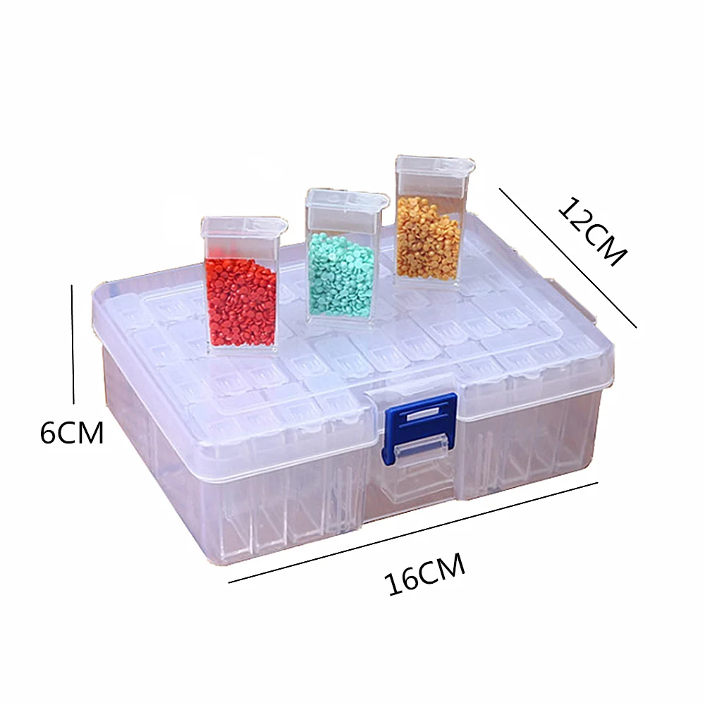 New 42/84/126/168 Bottles Diamond Embroidery Tools Container Storage Box Diamant Painting Holder Diamond painting Box LY892