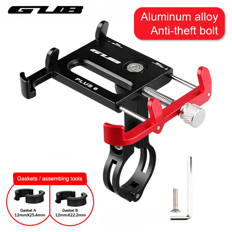 

GUB Bicycle GPS Mobile Phone Mount Holder For Phone Bracket Support Sport Cycling Bike Aluminum Alloy Holder 55-100mm Adjustable