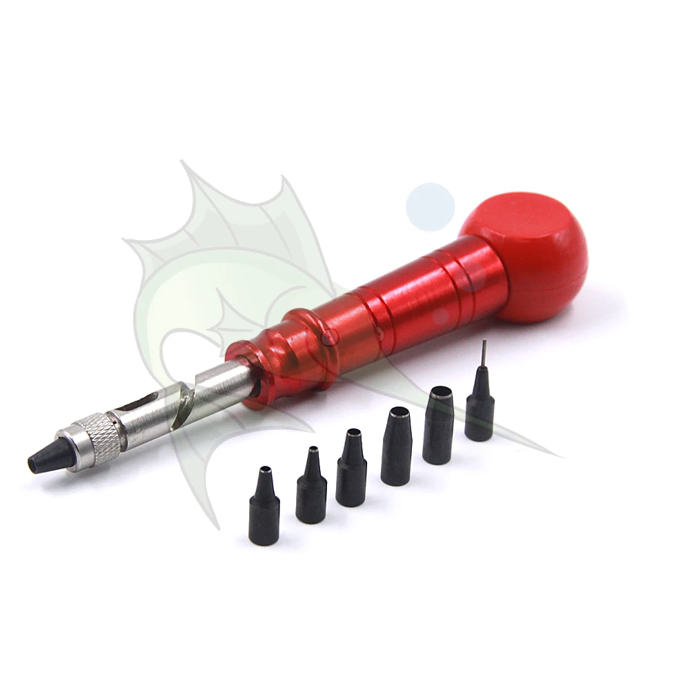 BD-2860 Leather Watch Strap Hole Punching Tool Hand-Held 1.5mm~4mm Assort Size Spring Gravitation Hole Puncher Maker Tool