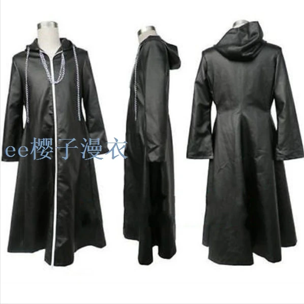 Organization Xiii Cosplay Cloak Kingdom Hearts Cos Costumes Clock Japan Anime Costume Sets 11