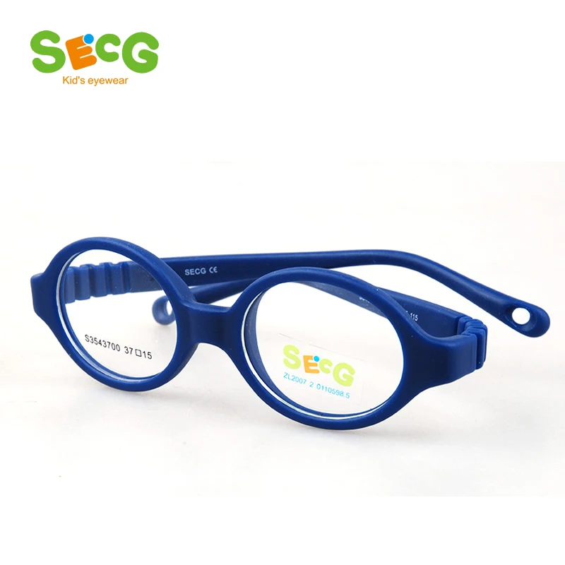 SECG Round Flexible Optical Children Glasses Plastic Frame Unisex TR90 Kids Glasses Myopia for Sight Kids Eyewear Spectacles