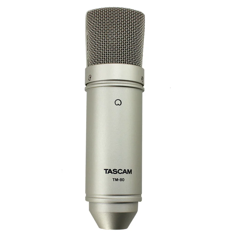 オリジナルのtascam TM-80コンデンサーマイク,ケーブル付き録音用