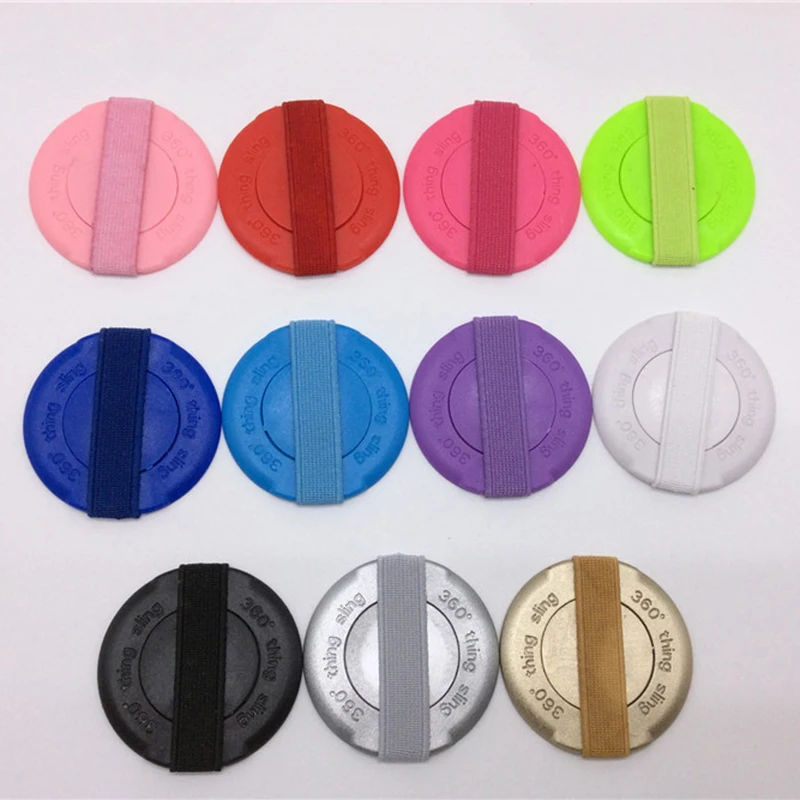 SIANCS Round Finger Sling Grip Elastic Band Strap  for iPhonexs  huawei Samsung Tablet Pad  Universal Phone Holder  Stand