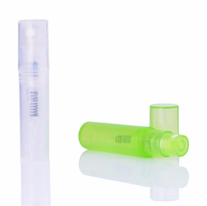 Wholesale 3ml mini plastic spray perfume bottle, empty small sample perfume atomizer refillable bottles LX1330