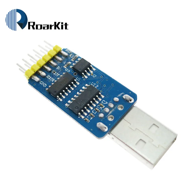 5PCS Six multifunction serial module 6 in 1 CP2102 usb turn TTL 485 232 Huzhuan 3.3V / 5V compatible