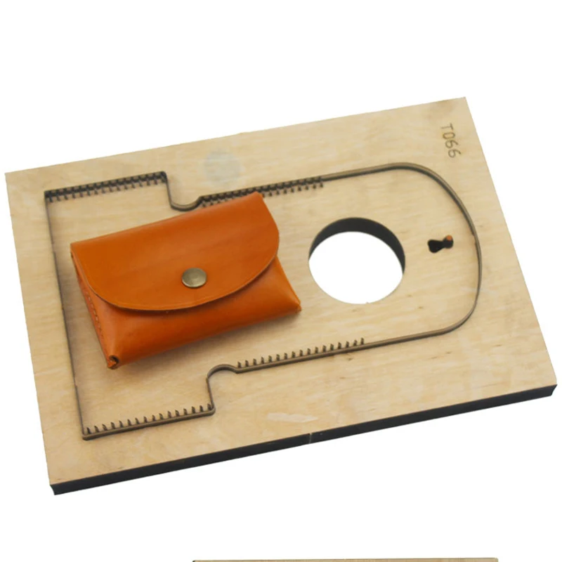 DIY leather craft card holder coin bag knife mould die cutter hand punch tool pattern