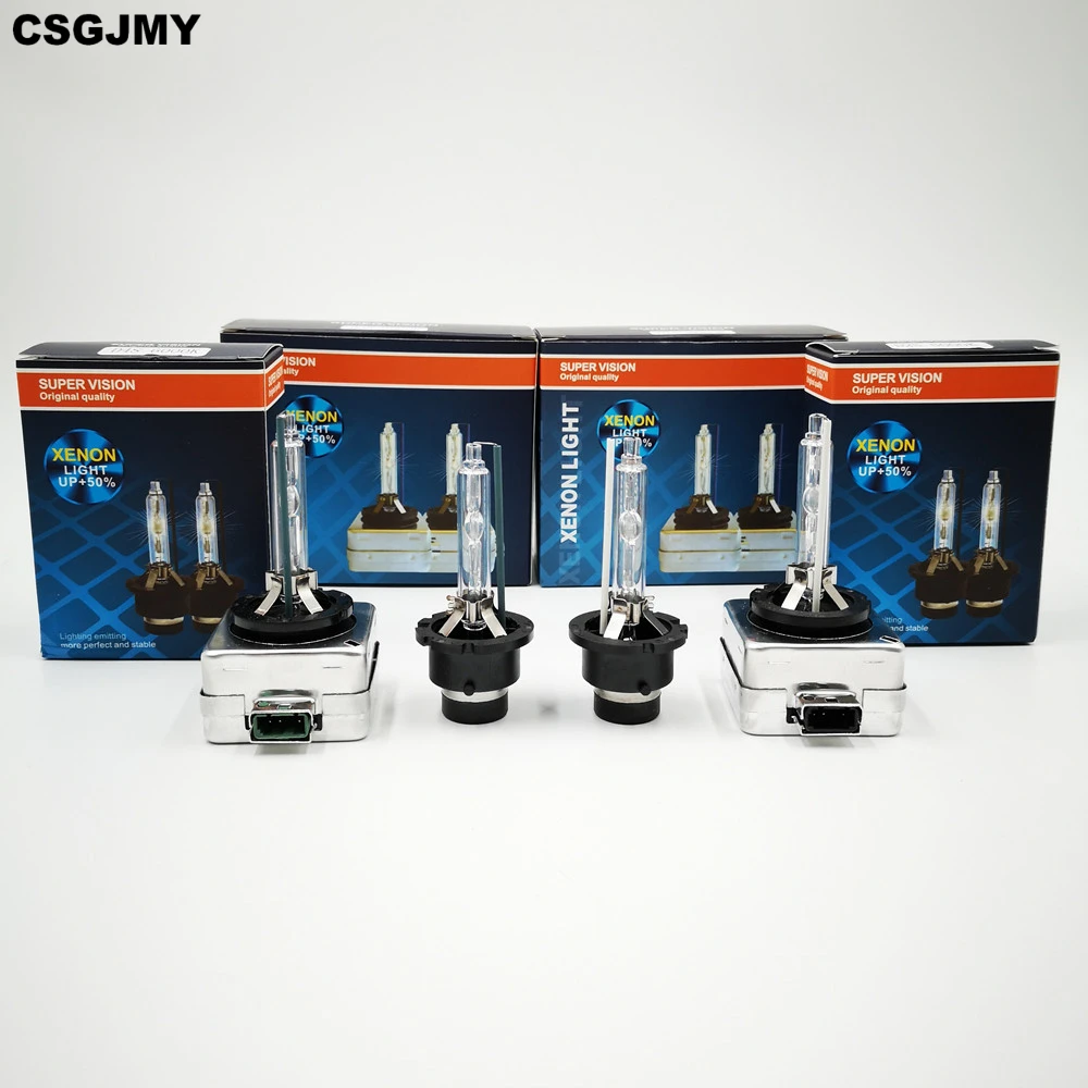 CSGJMY 2pcs D1S D2S D3S D4S 4300K 5000K 6000K 8000K 10000K HID Bulbs CBI HID xenon headlight bulb D1R D2R D3R D4R headlamp light