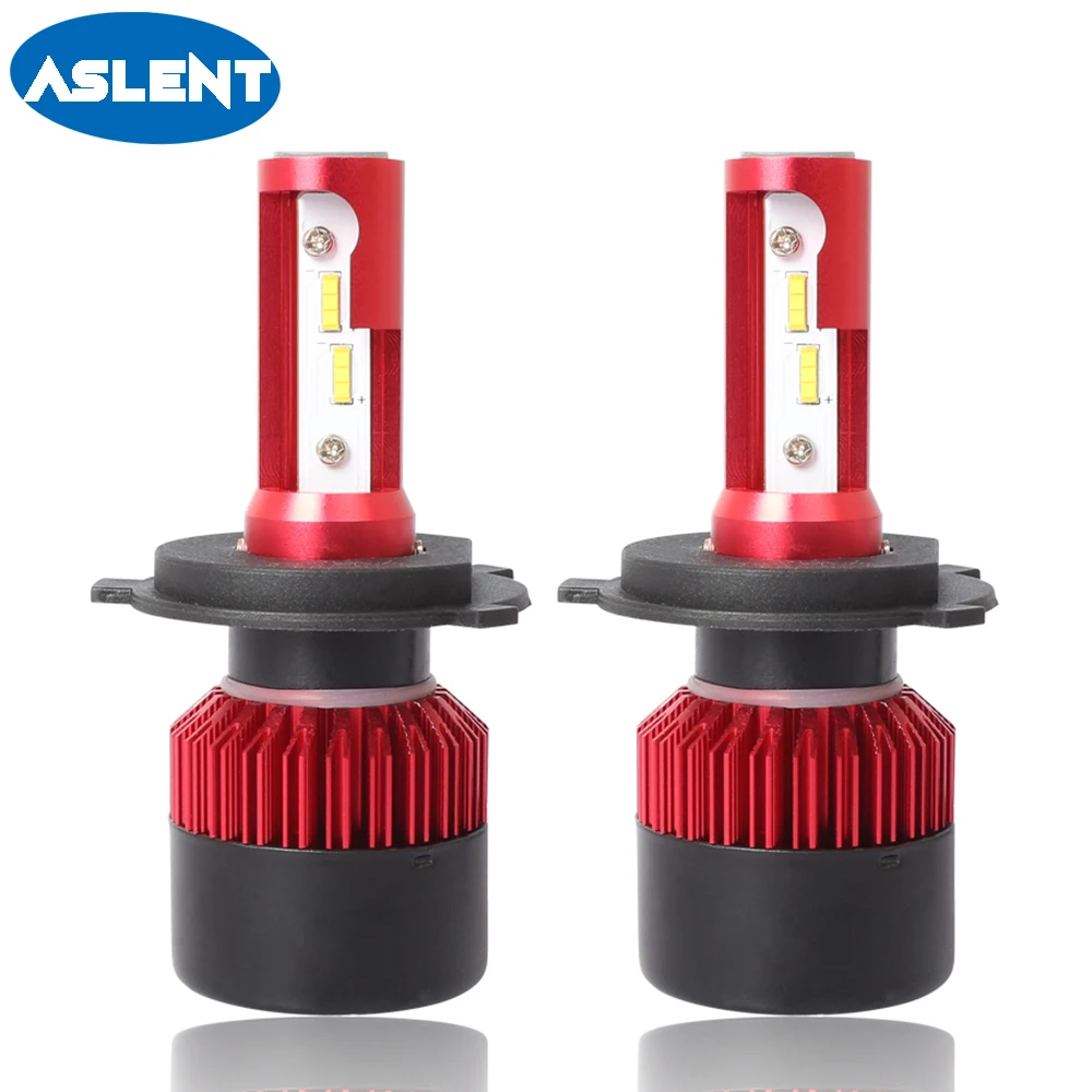 

Aslent H4 H7 H11 H8 H9 H1 H3 9005 HB3 HB4 9006 CSP Car LED Headlight Bulbs Hi-Lo Beam 8000LM 6500K Auto Headlamp Fog Light Bulb