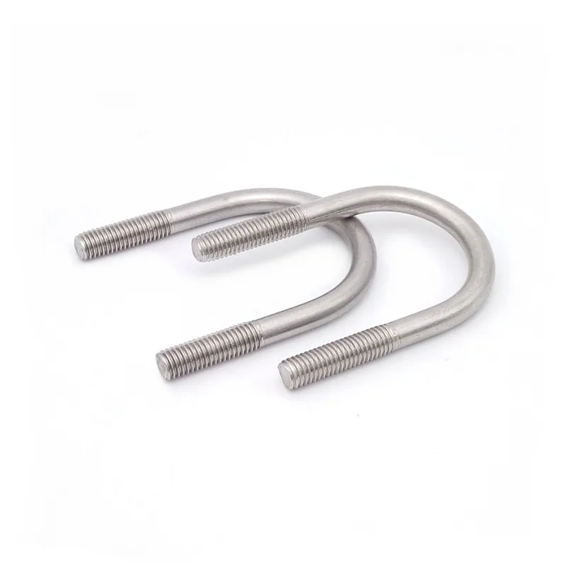 1pcs M10 standard stainless steel U screw  type bolt shaped tube clamp screws bolts tube diameter 60mm-102mm length