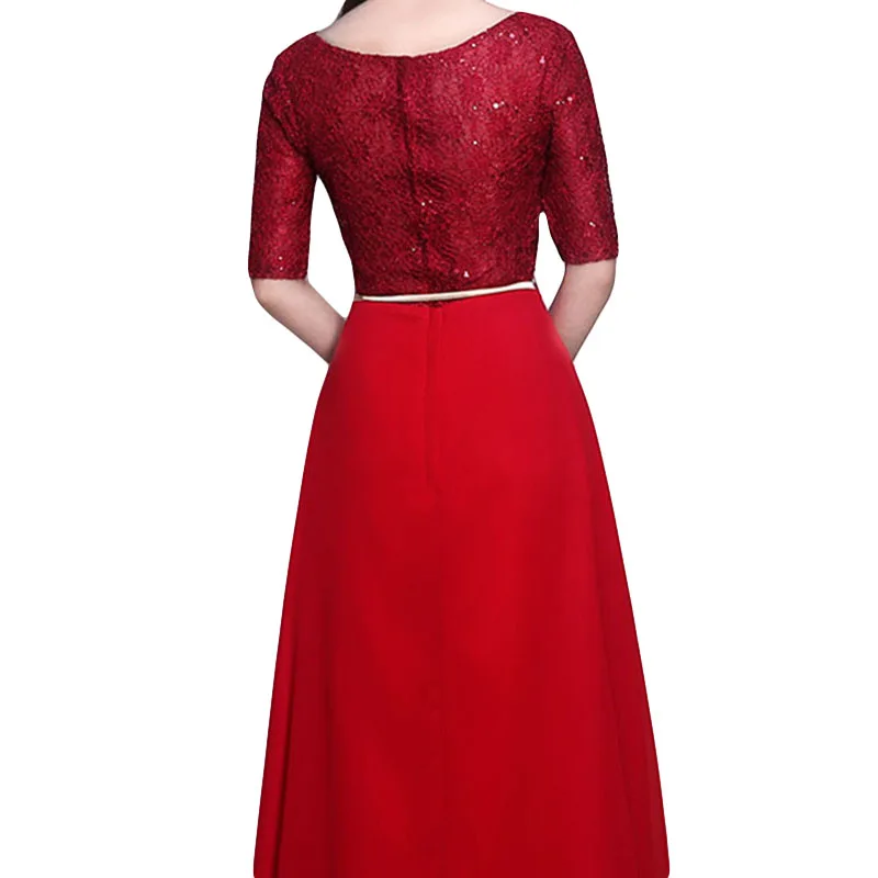 DONGCMY-Vestido Fashion EVENING, LACE BRIDAL Design, CASADO, VERMELHO, VESTIDOS FORMAL, ABITI, DA, SERA, 2021