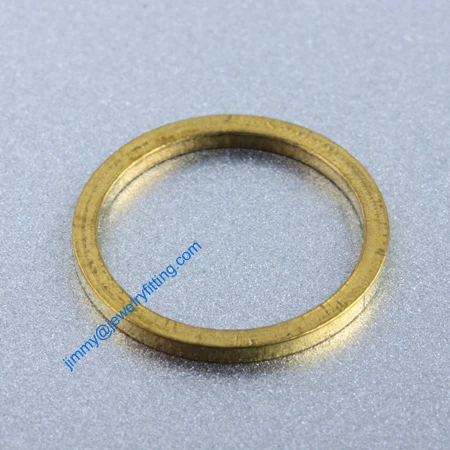 

3000 PCS Raw Brass Circle 15*1.2*1.5mm copper Rings fashion jewelry findings jewelry Connectors Quoit