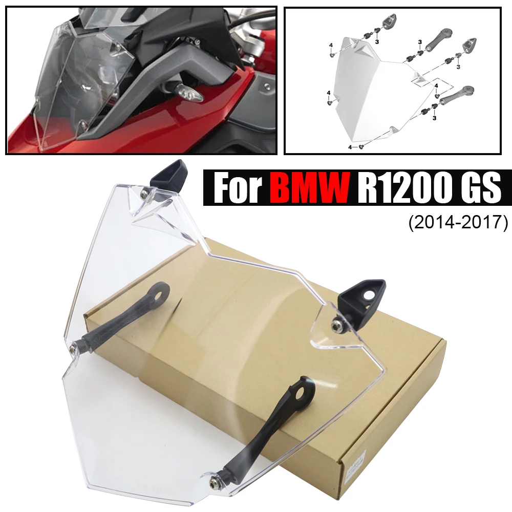 

Headlight Cover R 1200 1250 GS For BMW R1250GS R1200GS ADV 2013-2021 Transparent Headlight Guard Headlight Protector R1200GS