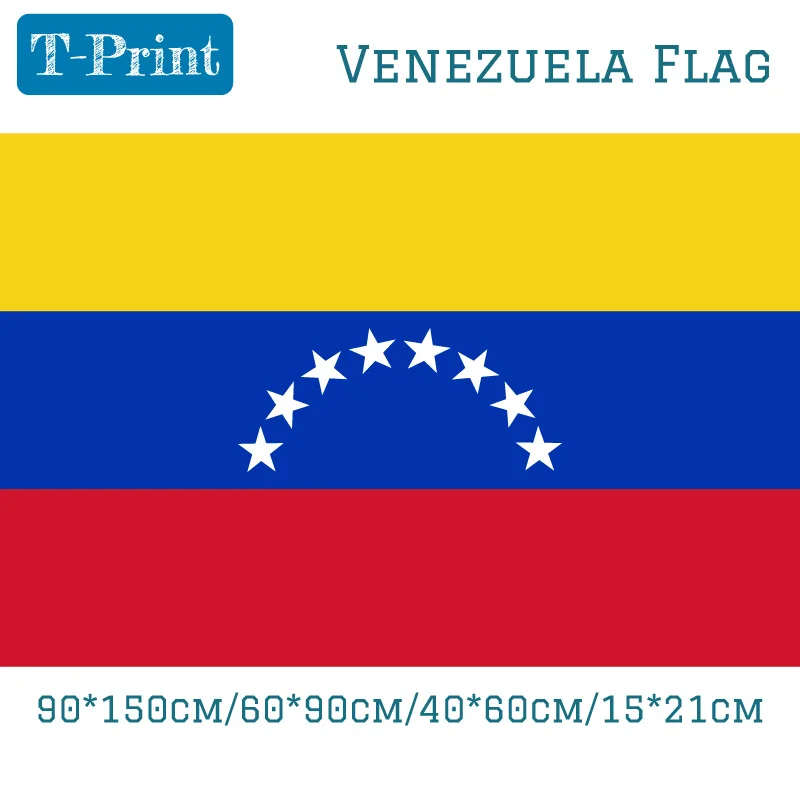 Venezuela Flag and Banner 90*150cm(3x5ft) 60*90cm 40*60cm 15*21cm Polyester Flag