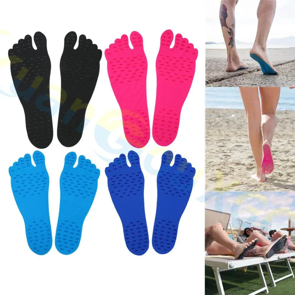 Silicone Unisex Beach Foot Patch Pads Insoles men Comfortable Waterproof Invisible Anti-skid Shoes Mats women Foot Pads Patch