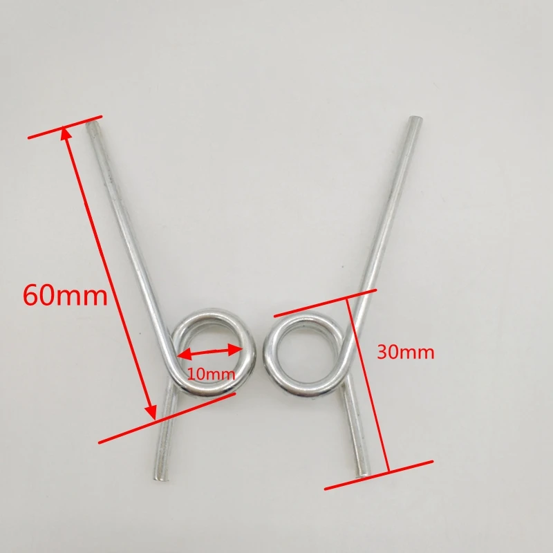 Children\'s scooter pulley accessories spring torsion spring steering spring steel wire marbles
