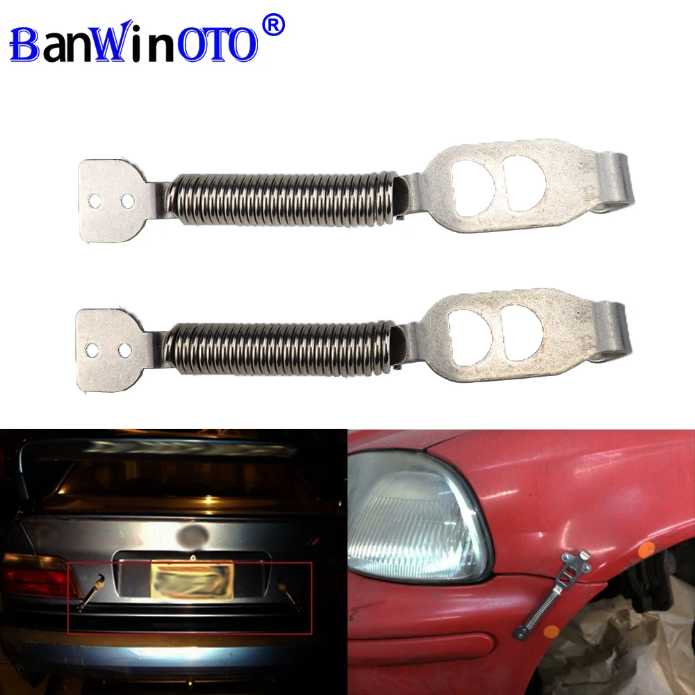 العالمي العلامة التجارية جديد 1 زوج سيارة التصميم Tunning التمهيد بونيه الينابيع مقاطع دبوس كيت هود قفل لوحة سباق رالي الأمن ل سيارة هود