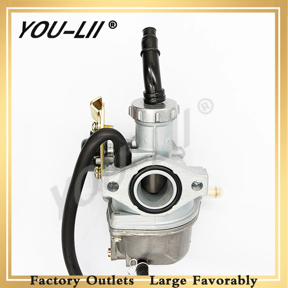 YOULII OEM Engine PZ22 22mm Carburetor & 38mm Air Filter For Keihin 125cc KAYO Apollo Bosuer xmotos Kandi dirt/pit bikes