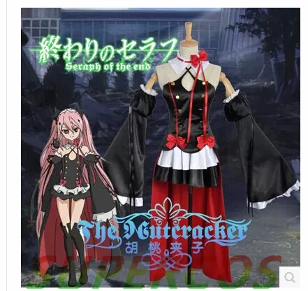 

Free Shipping! New! Seraph Of The End Krul Tepes Uniform Cosplay Costume ,Perfect Customized For you!