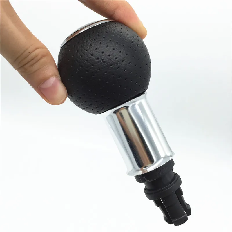 12mm / 23mm Car Gear Shift Knob Lever Stick Handle Head PU Leather For Audi A3 S3 8L 2000-2003 A4 S4 B6 b7 Volkswagen VW Passat