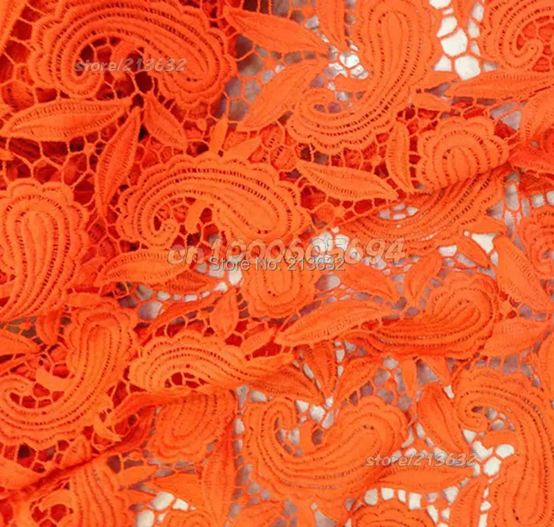 PQYY53 african guipure lace water soluble chemical lace guipure lace fabric hollow out african lace fabrics high quality tecido