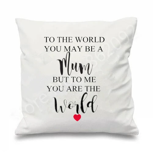 Cool Creative To the World You May Be A Grandma Grandad Mum Dad Throw Pillow Case Cushion Cover Unique Gifts for Daddy Mother