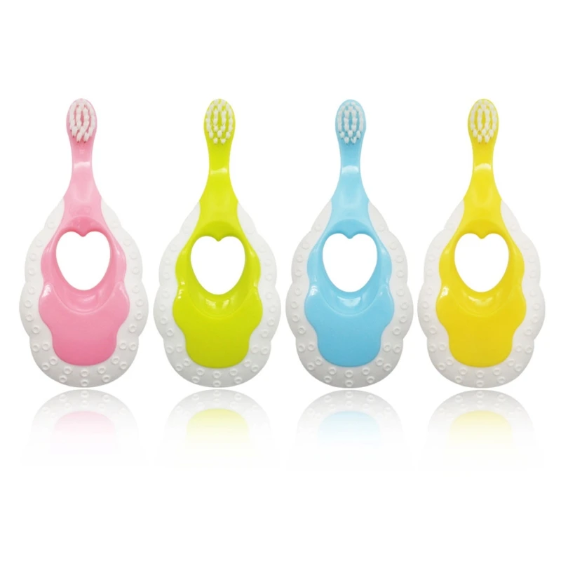 Neue Ankunft Kinder Weiche Silikon Ausbildung Zahnbürste Baby Kinder Dental Oral Care Tooth Pinsel Werkzeug Baby Kinder Zahnen Beißring