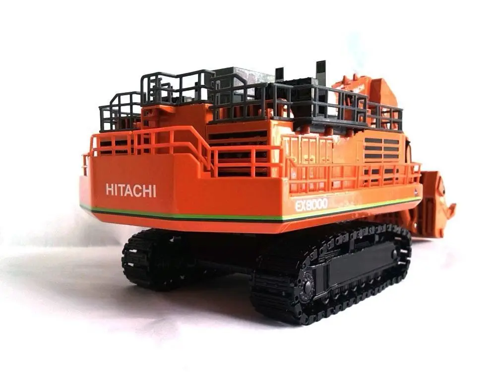 Amazing Diecast Toy Model Gift 1:87 Scale Hitachi EX8000 Hydraulic Excavator Engineering Machinery Toy for Collection,Decoration