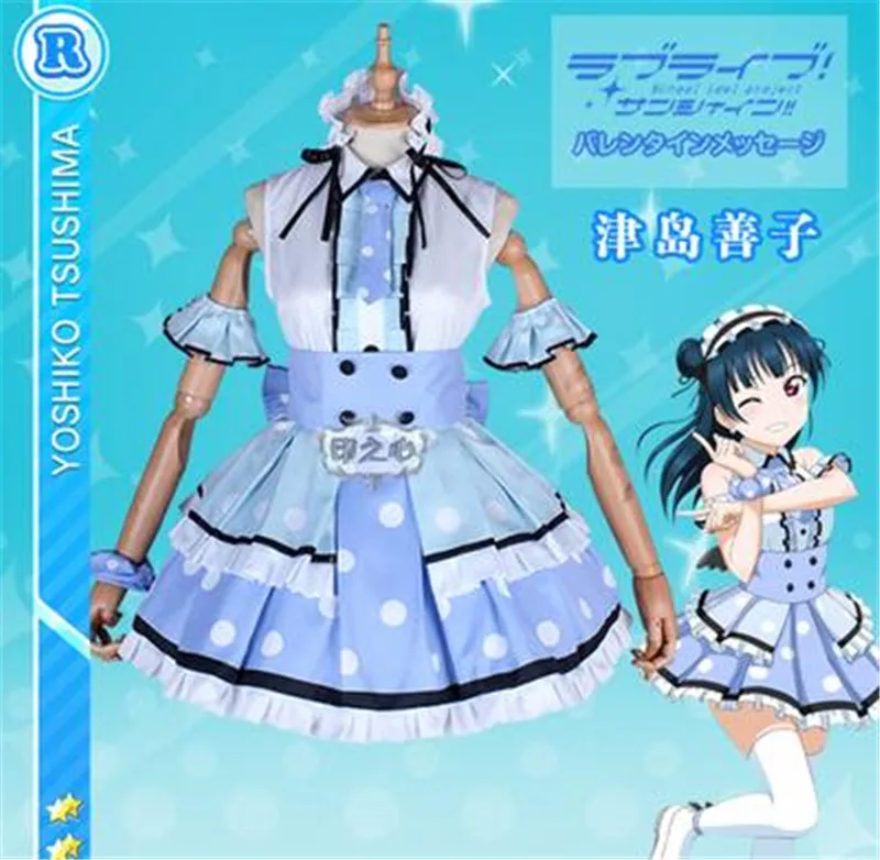 

Lovelive Sunshine Aqours Missingo Two to one eleven words interlude Tsushima Yoshiko Dress Cosplay Halloween Costume