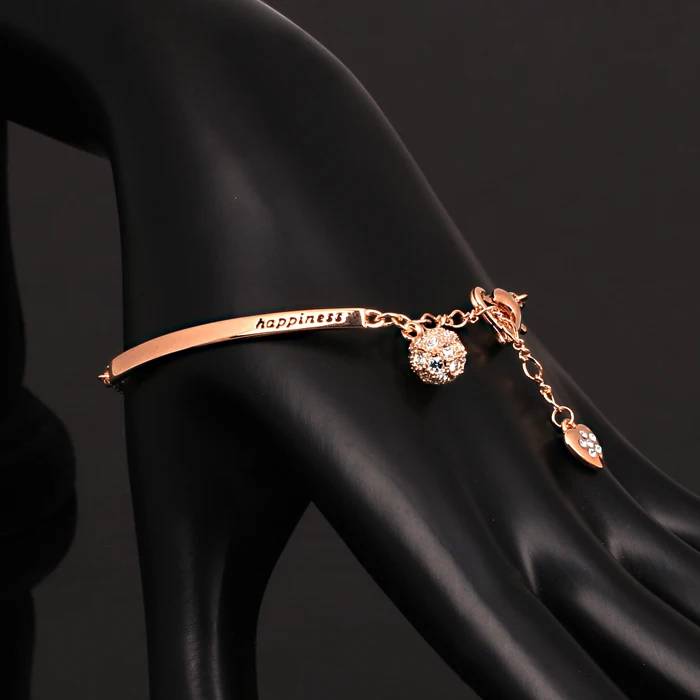 2019 New Year Special Rose Gold Women\'s Chain Bracelet