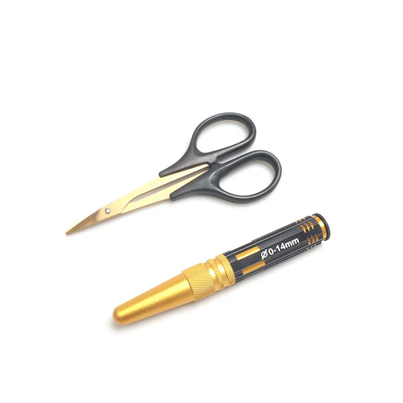 Hole Opener Reamer Drill 0-14mm Puncher & Car shell scissors Metal Steel  For RC car ship aircraft Model DIY tools