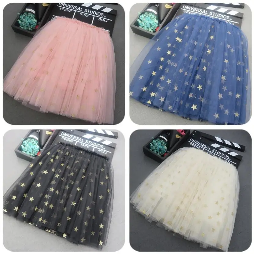 

2022 Hotest Glitter Girls Ballet Tutu Baby Shiny Sequined Stars Girls Dance Skirts Child Skirts Girls Fluffy Long Pettiskrit