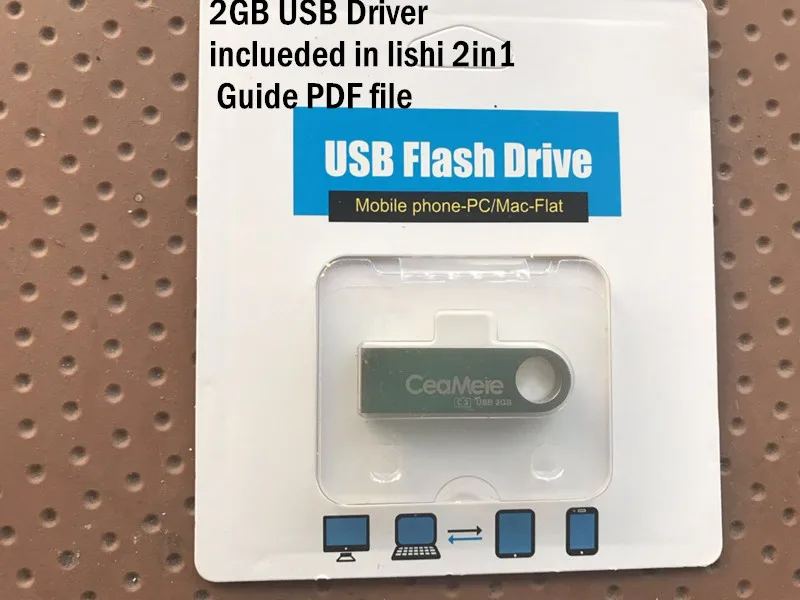 QSUPOKEY NEW ARRIVED Genuine LiShi 2in1 User Guide For Decoder Tool in PDF for Car/Auto  send by PDF file with a 2G USB Driver