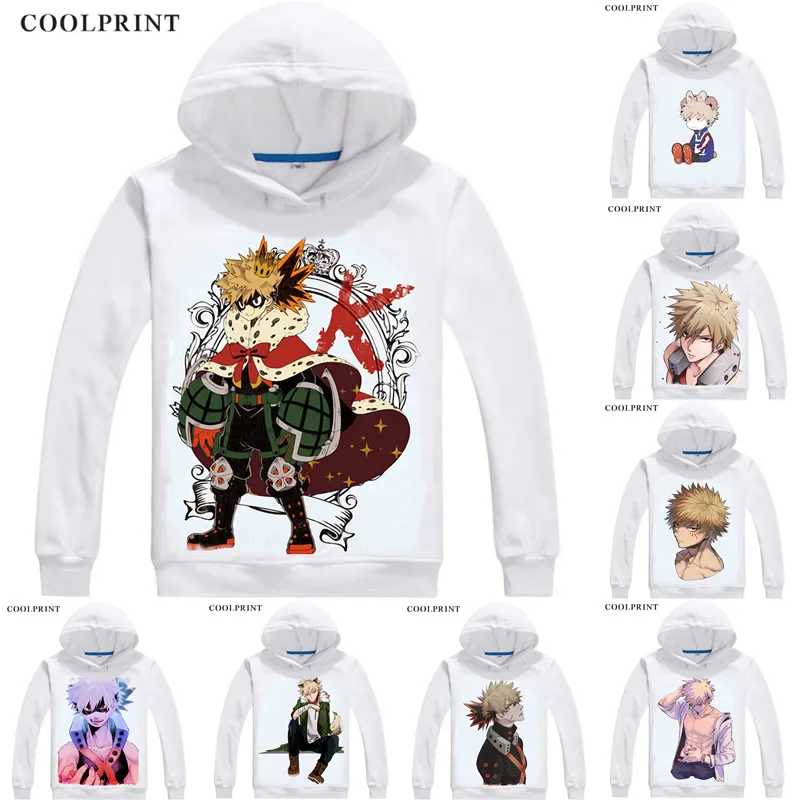 

Bakugou Katsuki Mens Hoodies Boku no Hero Academia My Hero Academia Men Sweatshirt Streetwear Anime Hoodie Printed Long Hooded