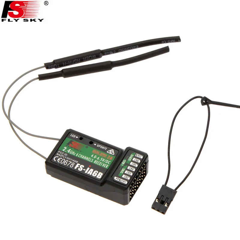 Flysky FS-iA6 FS-iA6B 6CH 6 Channel Remote Control Receiver Compatible Flysky i4 i6 i10 GT2E GT2F GT2G Transmitter