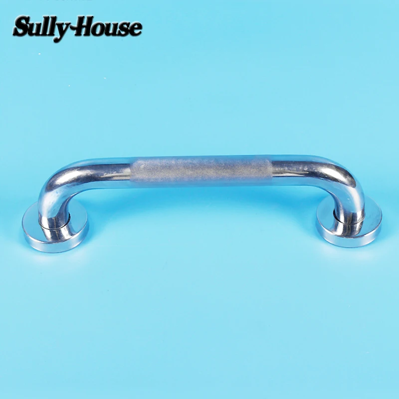 Sully House 304 Stainless Steel Bathroom Safety Handrail,Knurling Grab Bars for Toilet Elderly Safety Helping Bathtub Handle