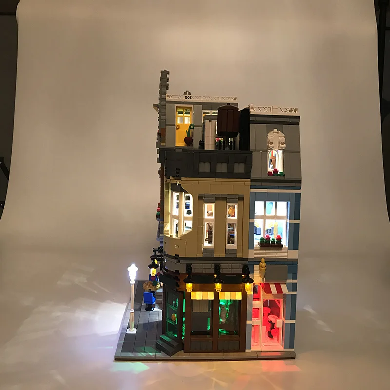 Led Light Set For Lego Building City Street Genuine MOC Series Compatible 15034 Toys Blocks Creator City Street Lighting Set