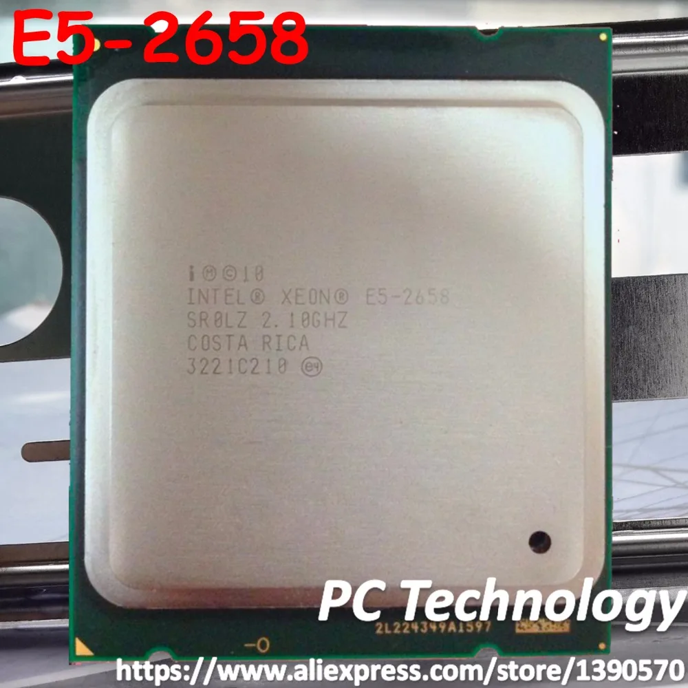 E5-2658 Original Intel Xeon E5 2658 2.1G 8-Cores 20MB  DDR3 1333MHz  95W processor cpu free shipping ship out within 1 day