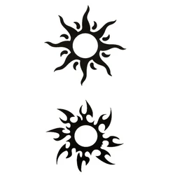 Grande sol totem tatuagem à prova dwaterproof água adesivo harajuku manga tatoo tatuajes temporales a prueba de agua corpo feminino tatuagem