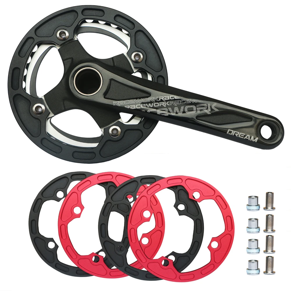 

Aluminum Alloy Protect Cover Bicycle Bash Guard Chain Guide BCD104 Chainring fit 30/36/38/42T for XC FR AM DH Bicycle 30 speed