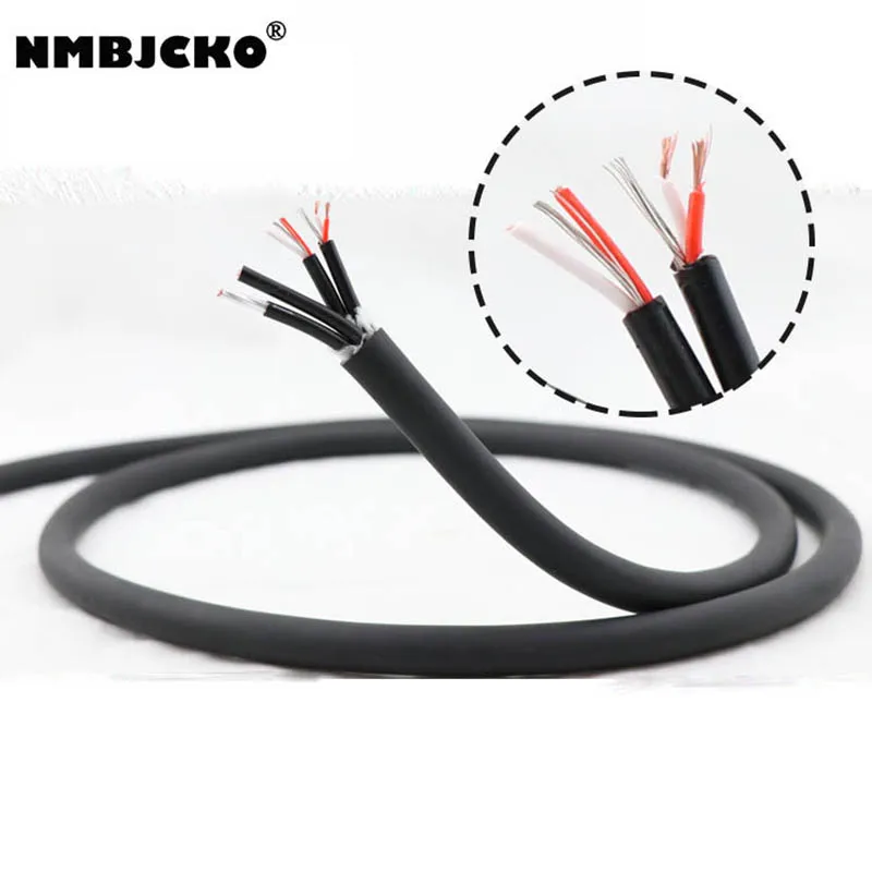 High quality NMBJCKO Series 4 channel way Balanced Audio Multicore Cable Snake for stage Multimedia audio cable with 10M