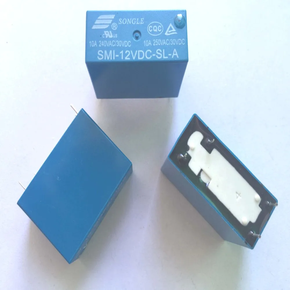 Power Relays SMI-05VDC-SL-A SMI-12VDC-SL-A SMI-24VDC-SL-A 5V 12V 24V 10A 4PIN Relay Wholesale Price 10 PCS